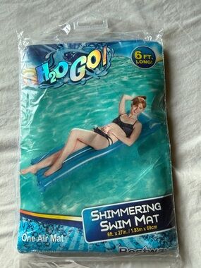 H2O Go! Women's Blue shimmering Swim mat